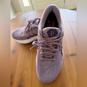 ASICS Women's Lavender/Pink Athletic Running Shoes